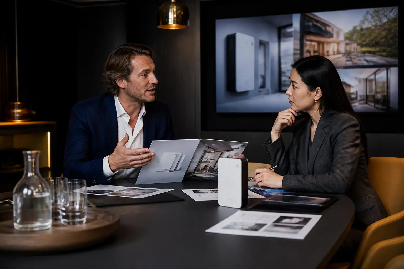 International marketing discussion at Levlan