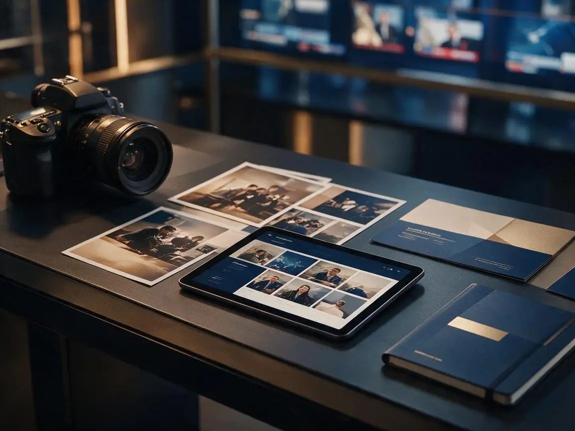International media and marketing materials